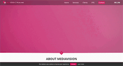 Desktop Screenshot of mediavision.hr